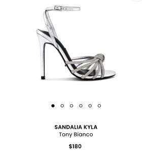Tony Bianco Kyla Heels in Silver